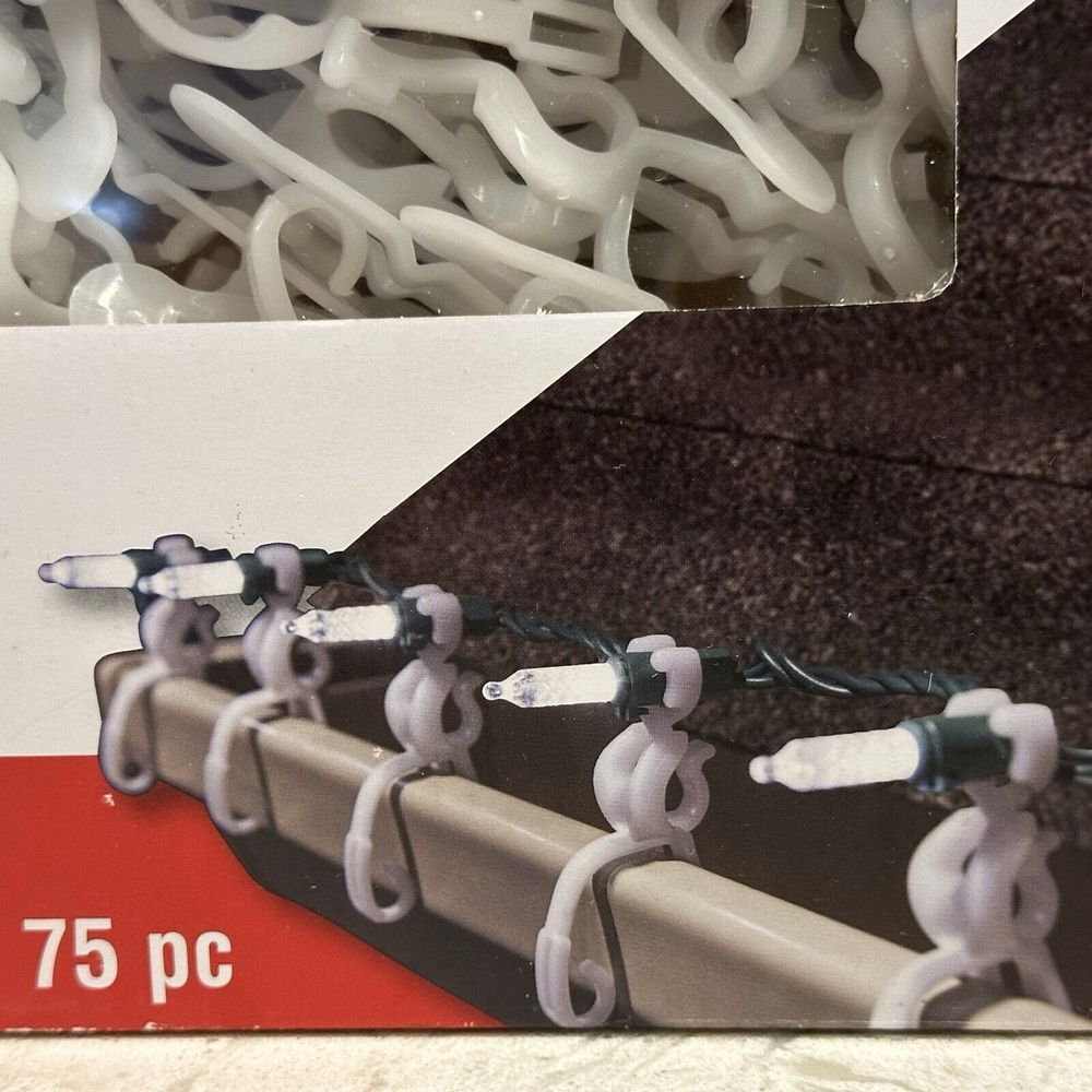 Christmas Holiday 75-Pack All Purpose Christmas Light Clips